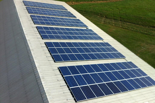 Solar panels can help businesses cut costs on energy.