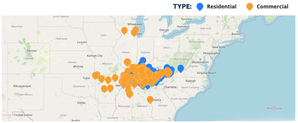 LightWave Installation Map