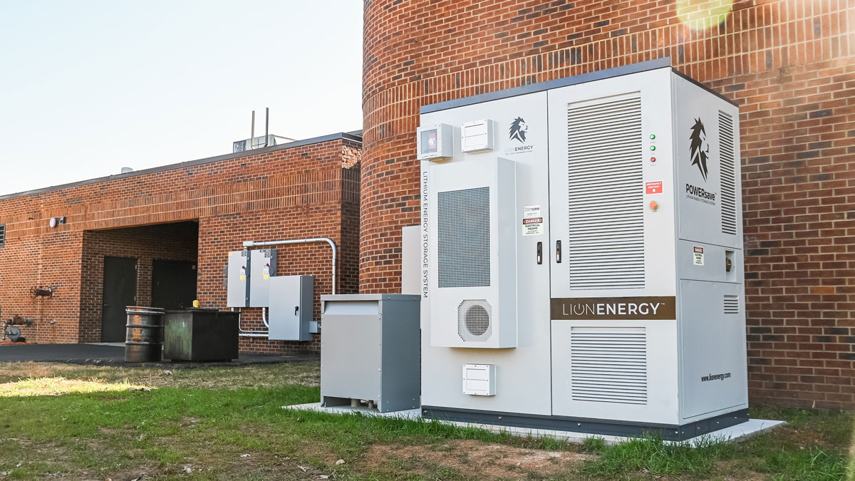 Commercial Battery Storage Install by LightWave