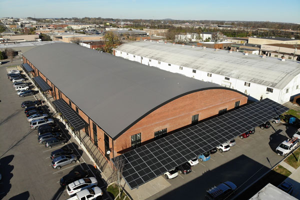 Oak Barrel Solar Carport and Awnings